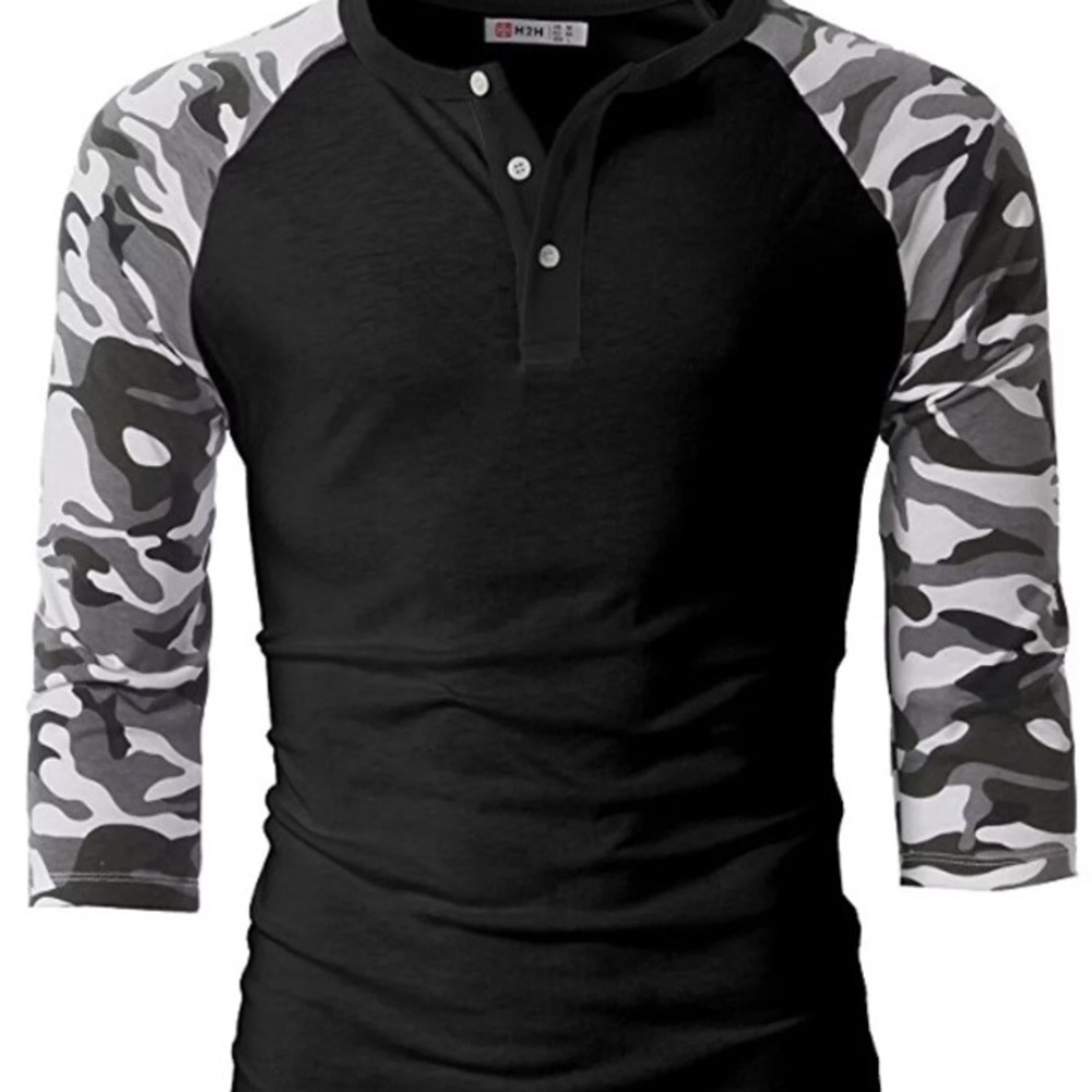 Black Athletic Raglan